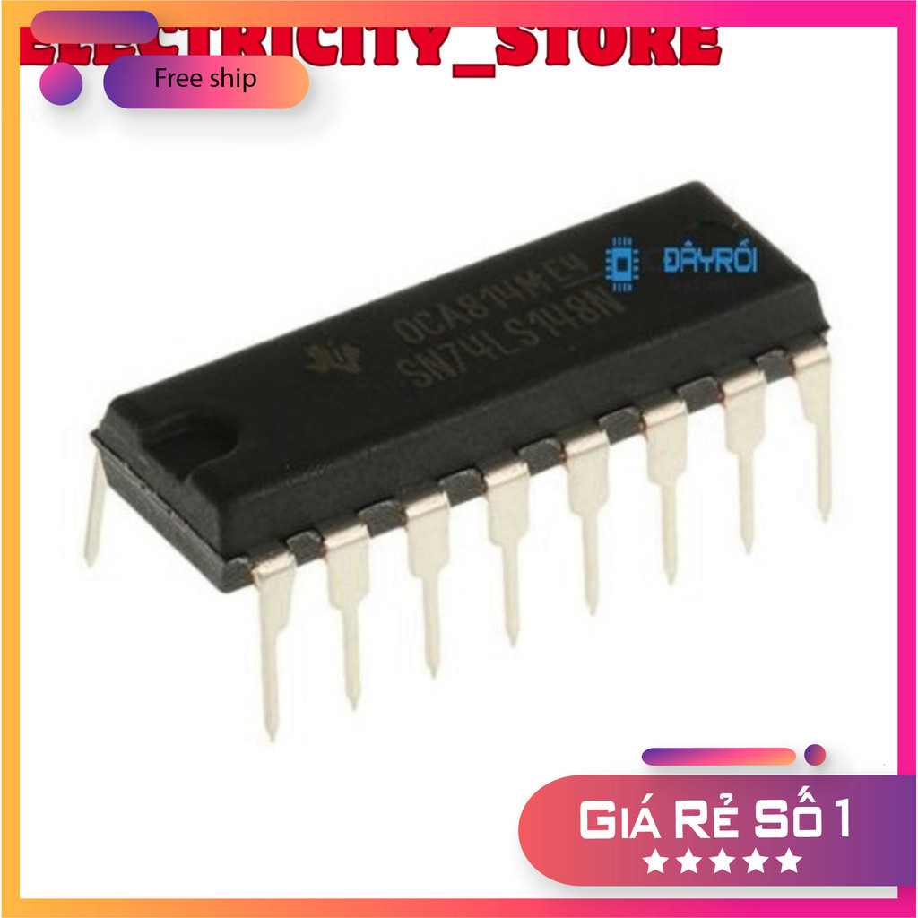 [3 Cái]- 74LS148 DIP16 Thế Giới Chip