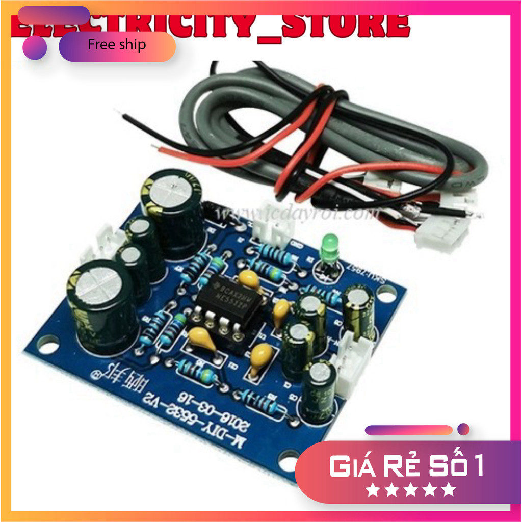 Mạch khuếch đại đệm âm thanh NE5532 Thế Giới Chip