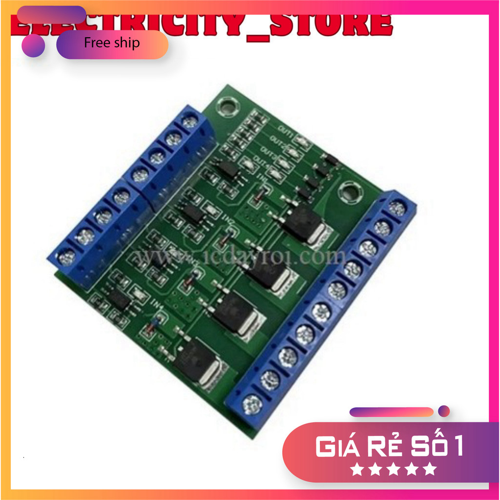 Mạch mosfet cách ly 4 kênh PWM Thế Giới Chip