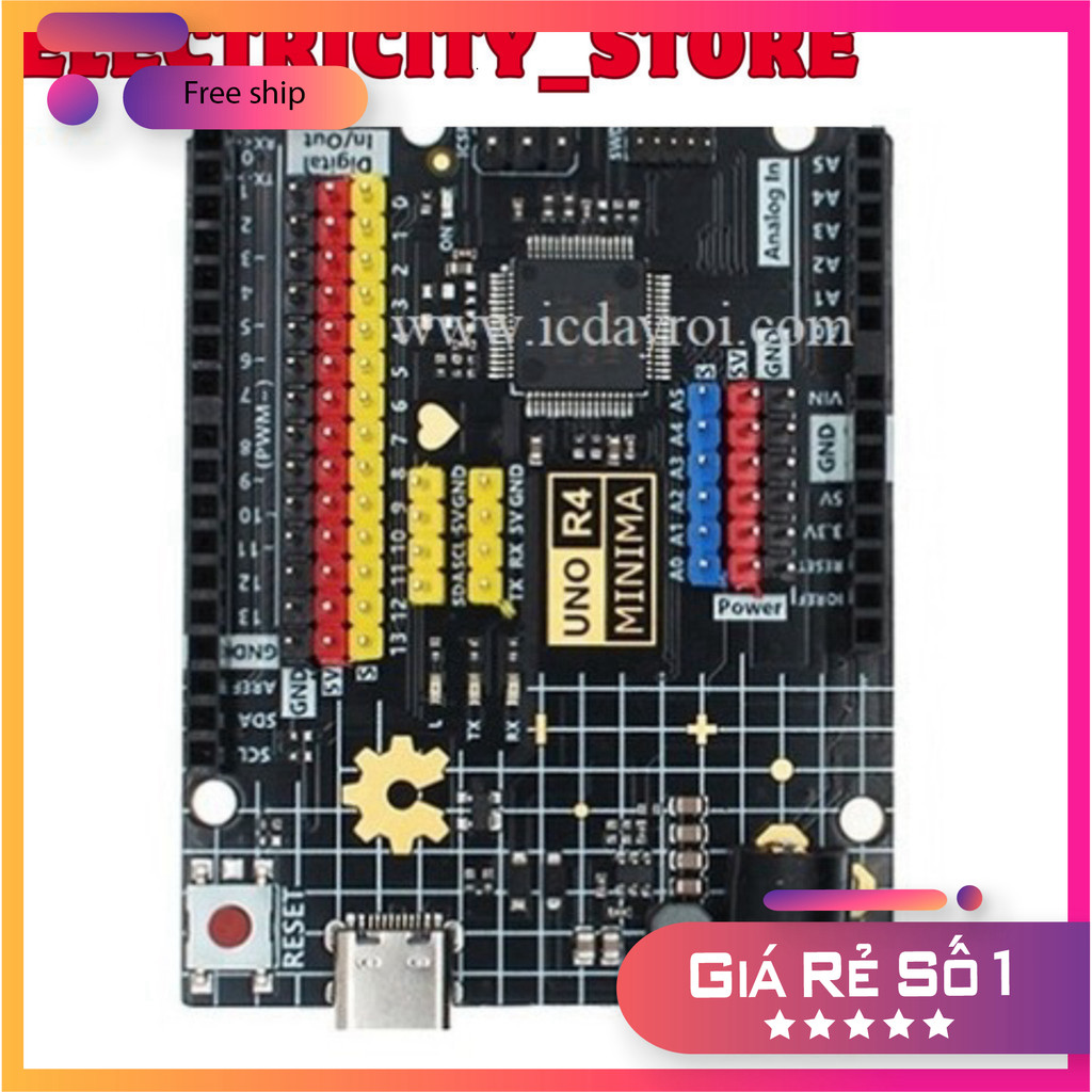 Arduino UNO R4 Minima Thế Giới Chip
