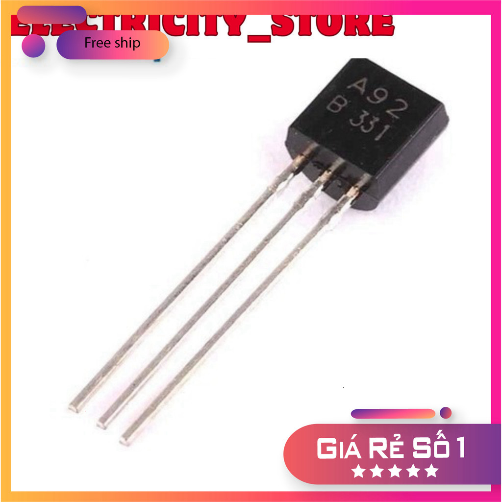 [30 Cái]- MPSA92 TRANSISTOR PNP 300V 0.5A TO-92 Thế Giới Chip