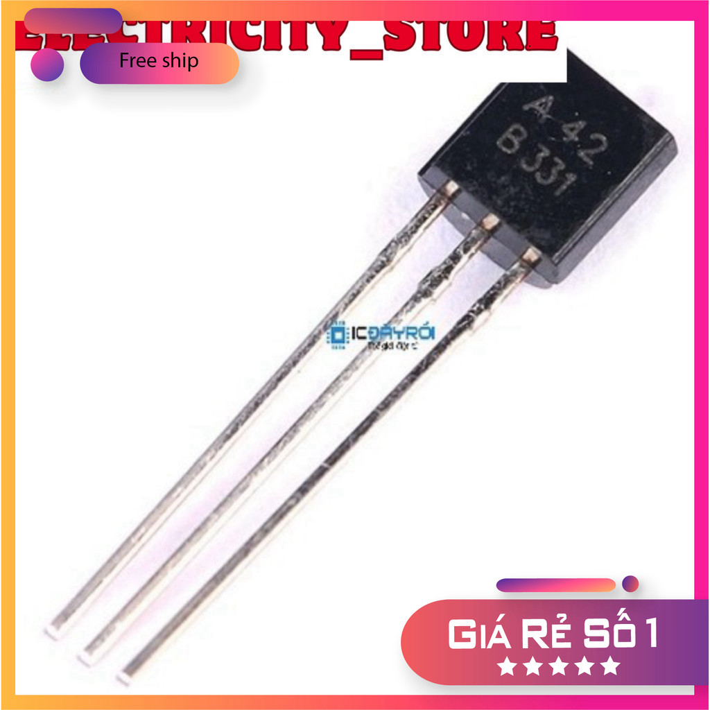 [30 Cái]- MPSA42 TO-92 NPN 300V 0.5A Thế Giới Chip