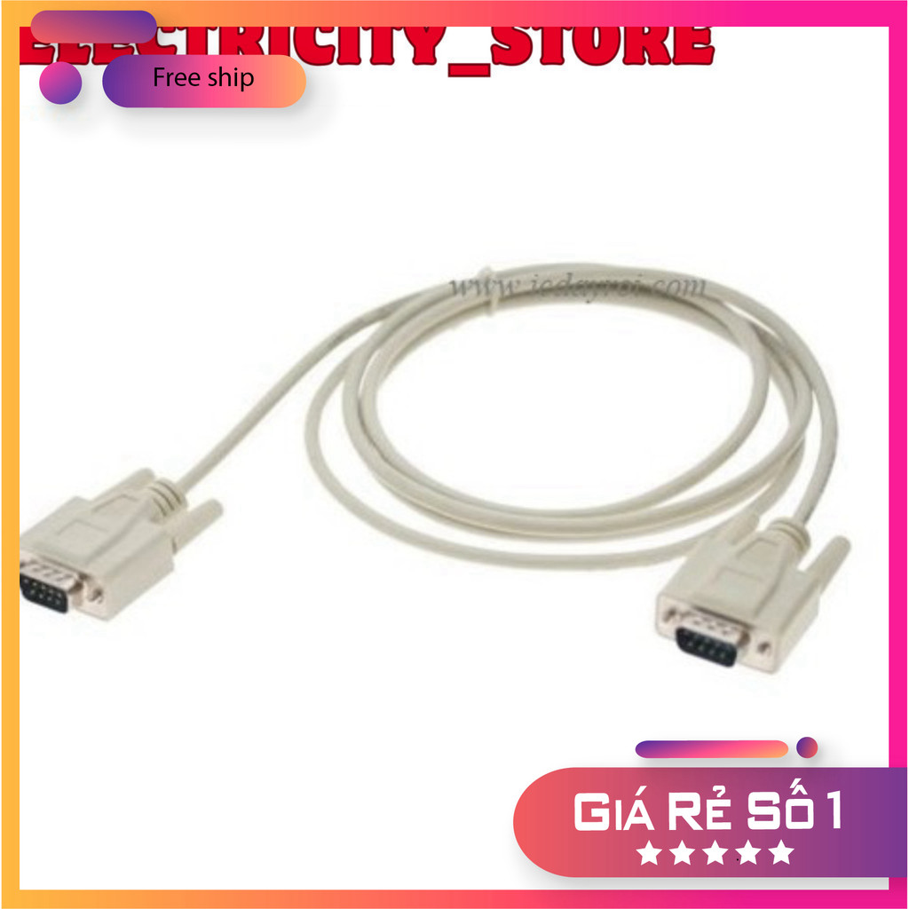Cáp RS232 DB9 đực sang DB9 đực dài 1.4M Thế Giới Chip