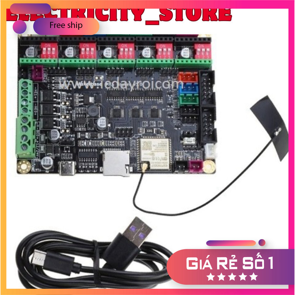 Mạch wifi ESP32 điều khiển máy in 3D CNC MKS TinyBee Thế Giới Chip