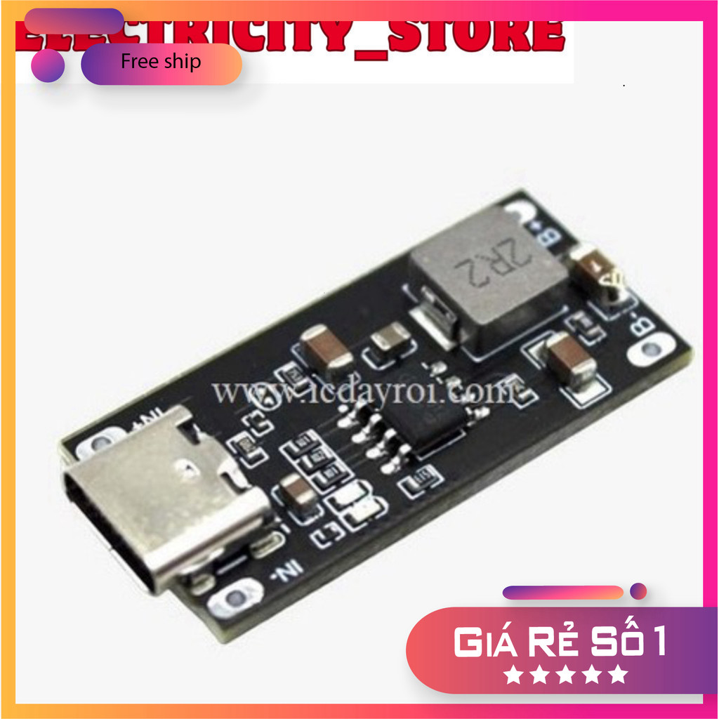 Mạch sạc nhanh Pin Lithium IP2312 3A Type-C Thế Giới Chip