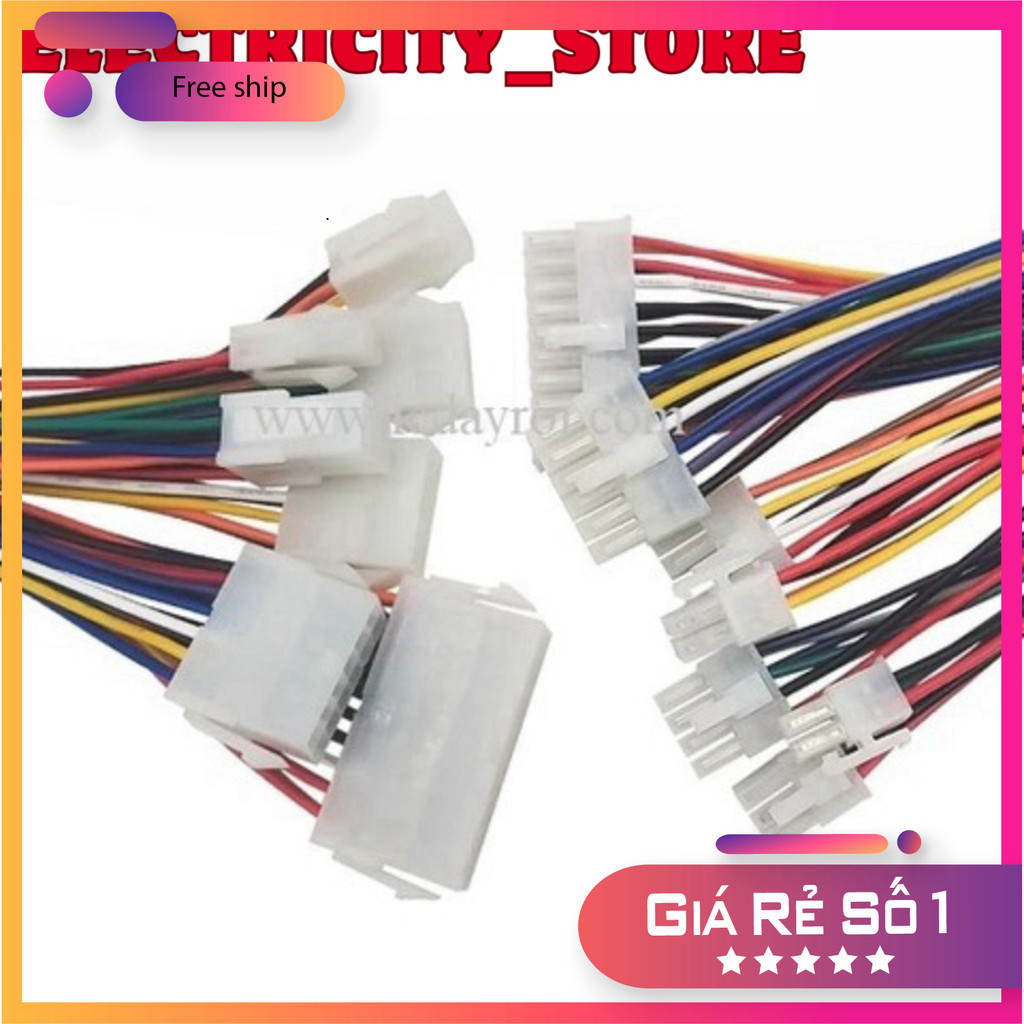 Dây jack nối 5557 5559 2x7P 18AWG (1 cặp) Thế Giới Chip