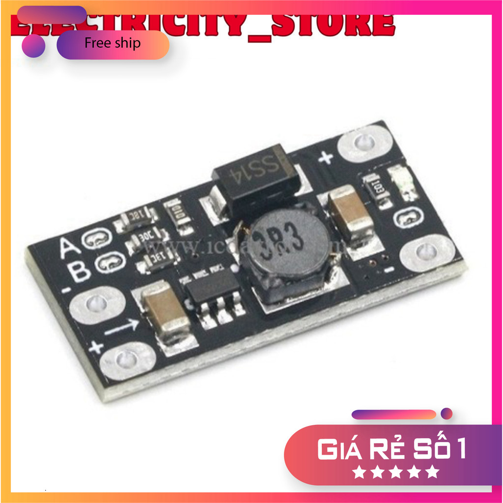 [3 Cái]- Module tăng áp 3.7V-12V DC lên 5V/8V/9V/12V Thế Giới Chip