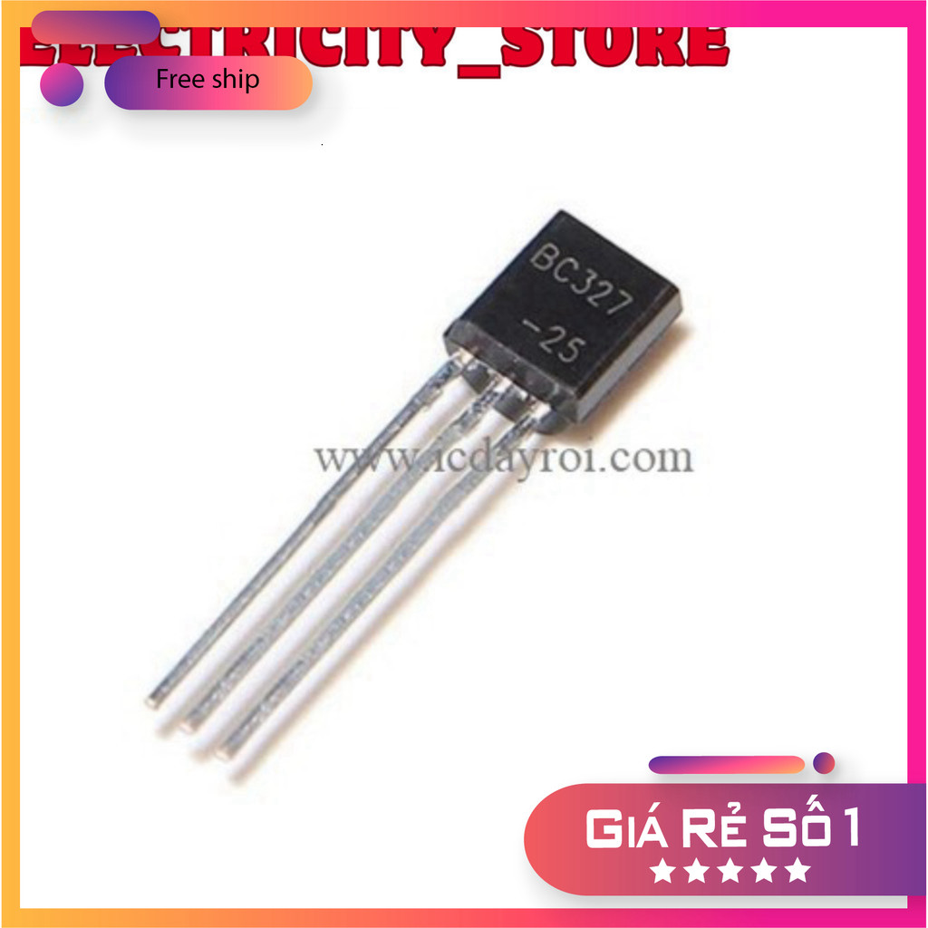 [10 Cái]- BC327-25 PNP 45V 0.8A TO-92 Thế Giới Chip