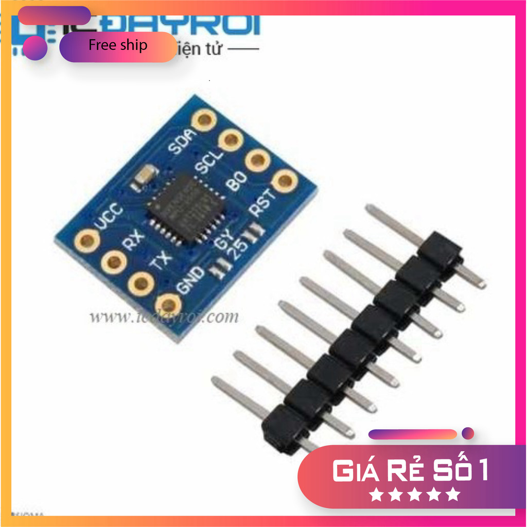 Cảm biến góc GY-25 MPU6050 to TTL UART Thế Giới Chip