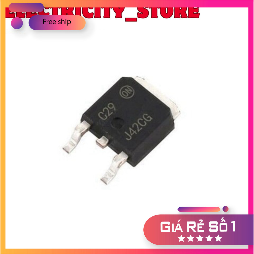 [10 Cái]- MJD42C TRANS PNP 6A 100V TO-252 Thế Giới Chip