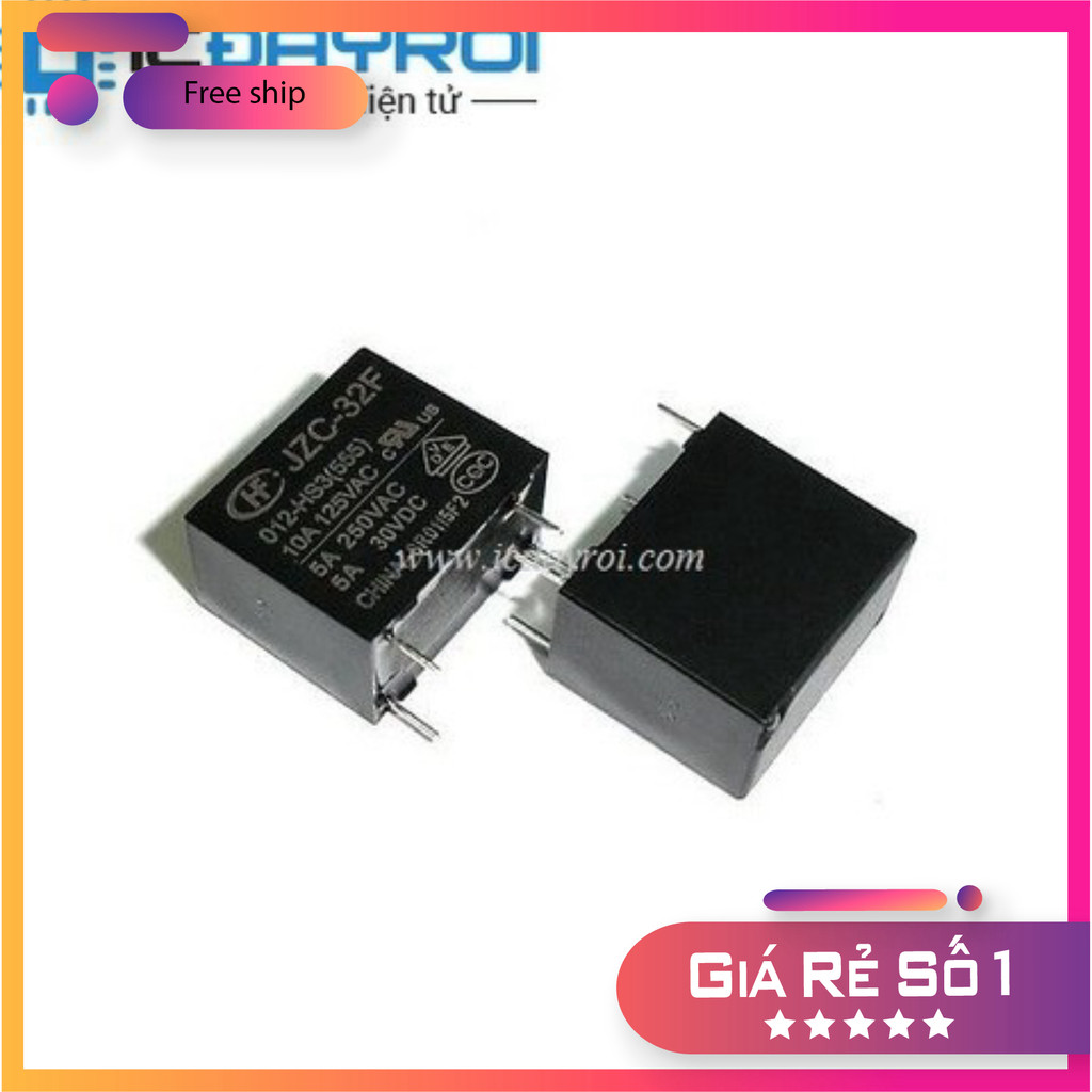 [2 Cái]- Relay JZC-32F-024-HS Thế Giới Chip