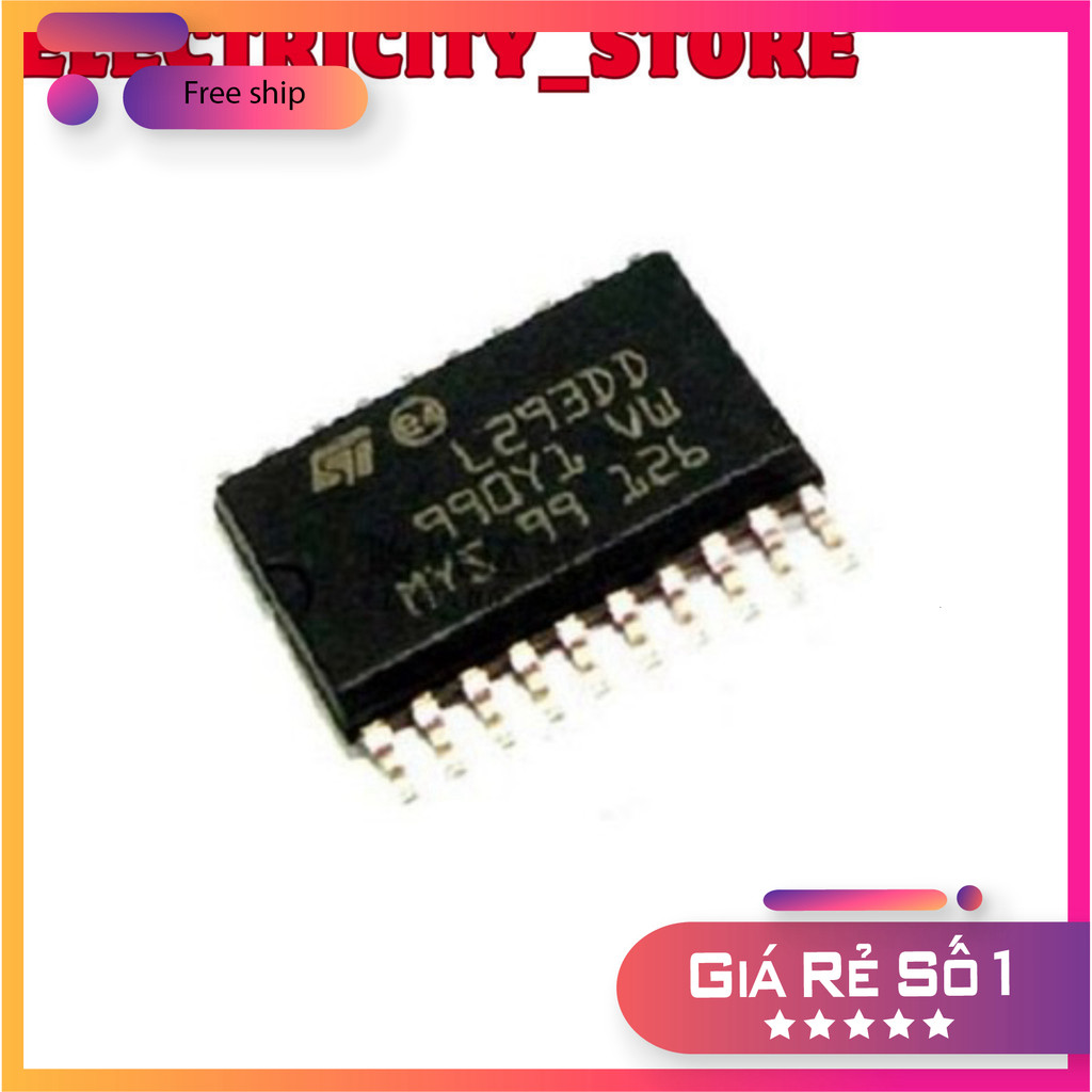 [2 Cái]- L293DD SOP20 Thế Giới Chip