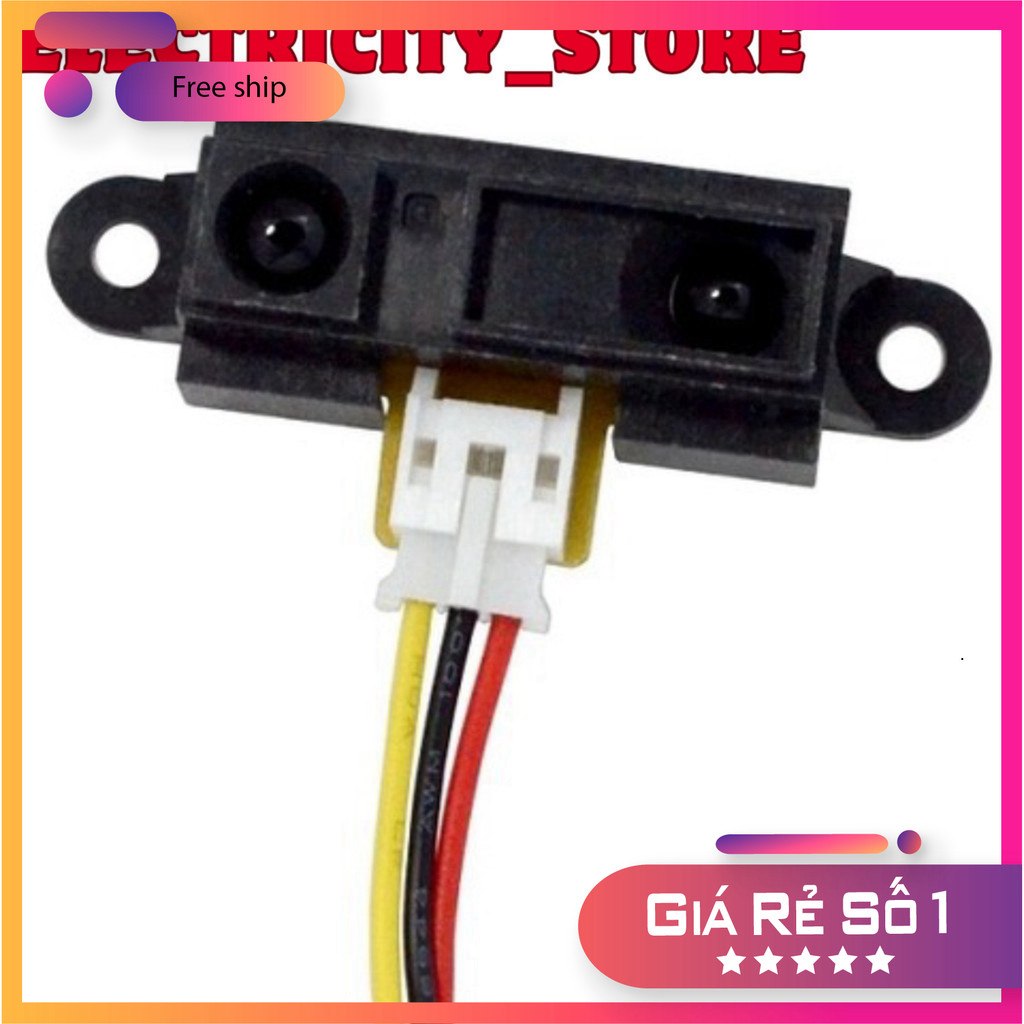 Cảm Biến Vật Cản Hồng Ngoại Sharp GP2Y0A21YK0F Thế Giới Chip