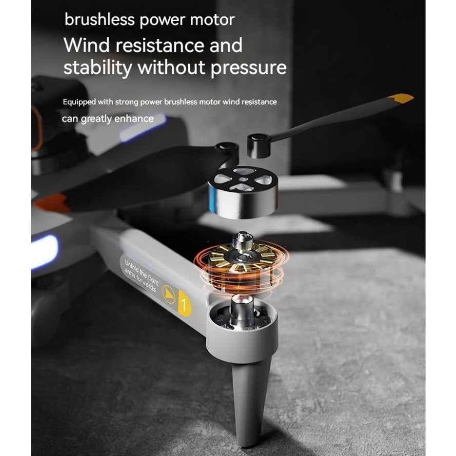 Flycam mini giá rẻ P14 Pro Động Cơ Không Chổi Than Camera HD Dung lượng Pin Lớn