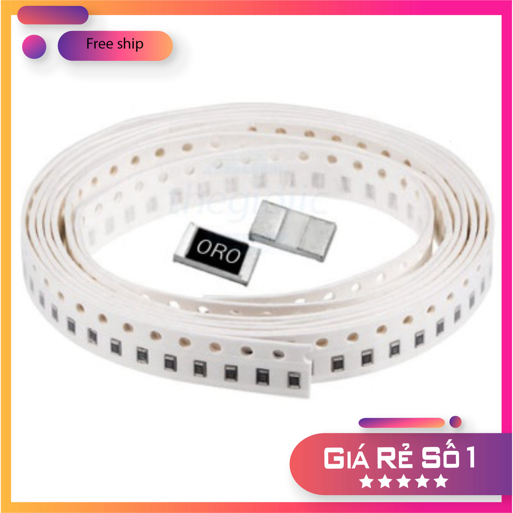 [500 Cái]- Điện Trở 0 Ohm 0402 5% Thế Giới Chip