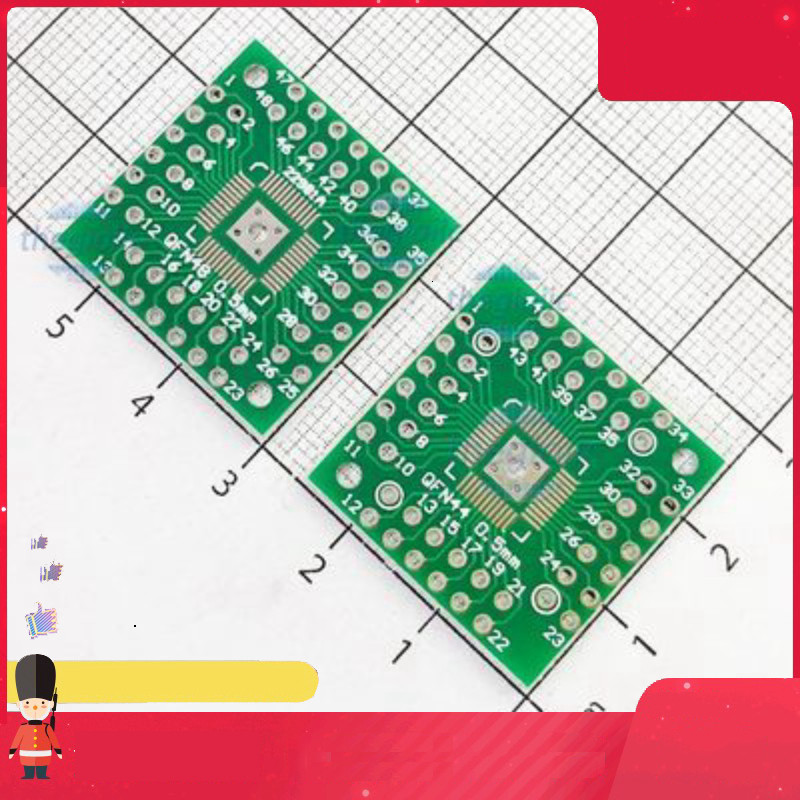 [5 Cái]- Đế Đổi Chân QFN48 QFN44 QFP48 QFP44 PQFP LQFP Smart.hcm