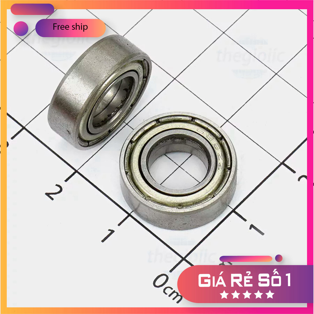 [10 Cái]- 688ZZ Bạc Đạn Vòng Bi Trong 8mm Ngoài 16mm Dày 5mm Thế Giới Chip