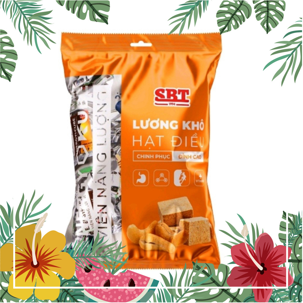 TÚI 285Gr - Lương khô mini 9 vị SBT Energy Dice (Ăn vặt, bữa sáng, bữa phụ, ăn kiêng)