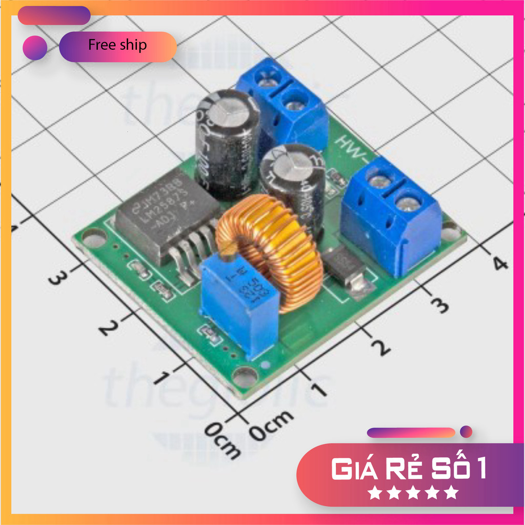 LM2587 HW-637 Mạch Tăng Áp 5A Thế Giới Chip