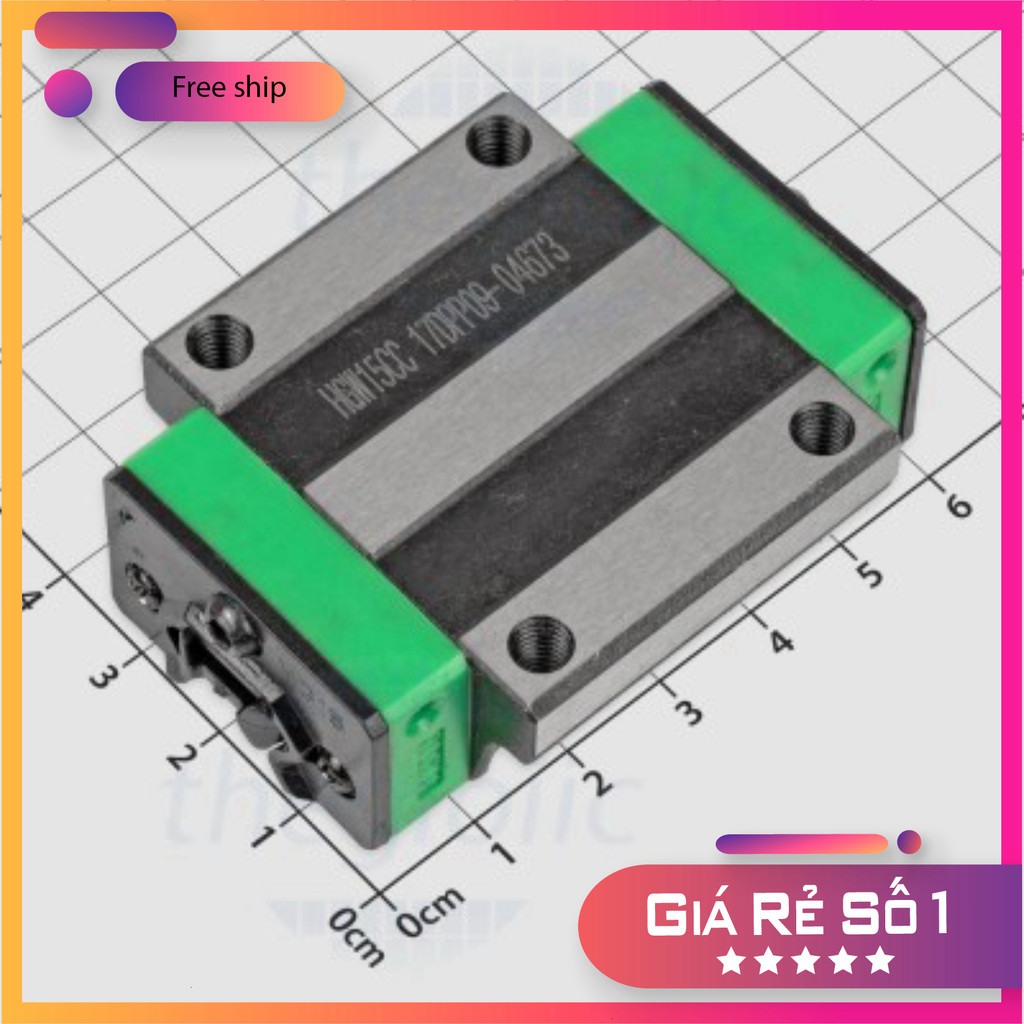 HGW15CC Con Trượt Vuông 15mm Thế Giới Chip