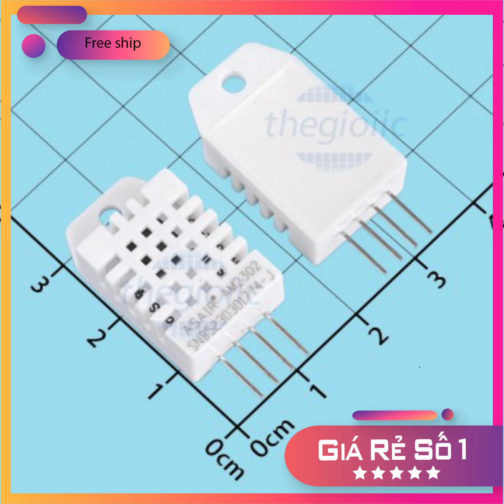 DHT22 AM2302 Cảm Biến Nhiệt Độ Độ Ẩm Thế Giới Chip
