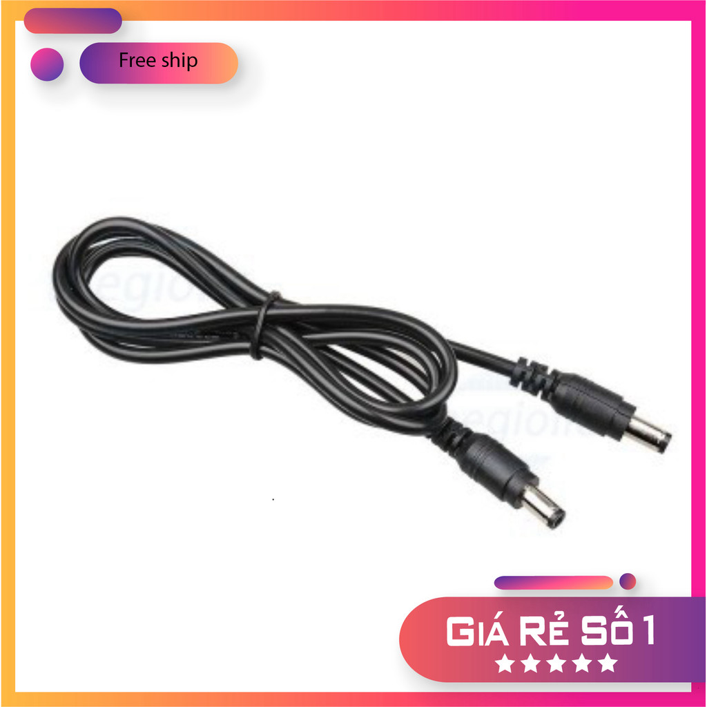 Dây DC5521 Đực Nối DC5521 Đực Dài 50cm Thế Giới Chip