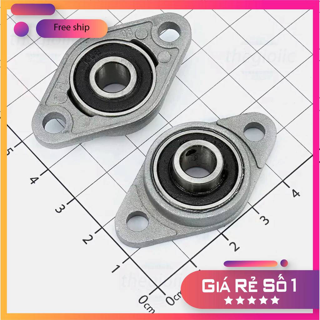 [2 Cái]- KFL08 Gối Đỡ Vòng Bi 8mm Thế Giới Chip