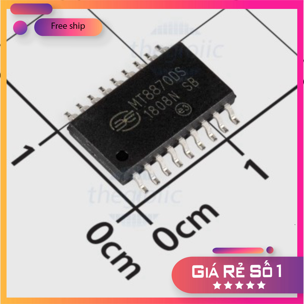 [2 Cái]- MT8870DS Telecom IC DTMF Receiver, 18-SOIC Thế Giới Chip