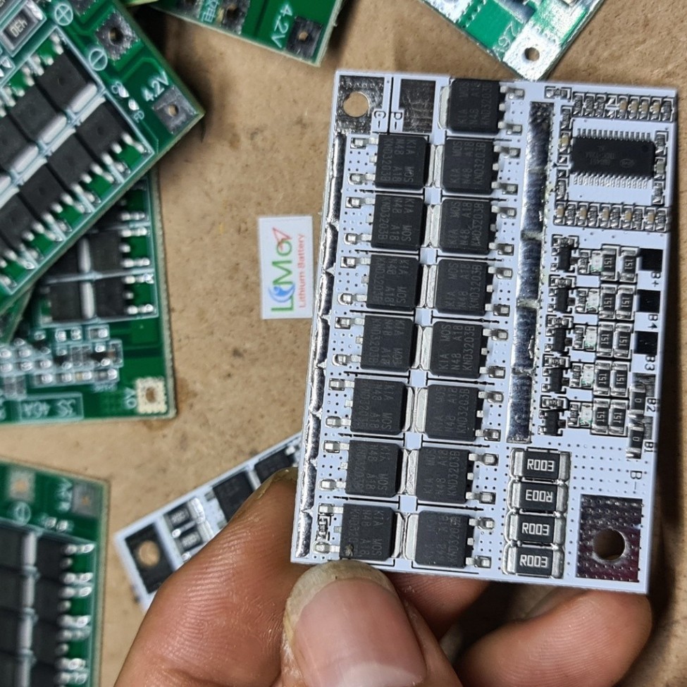 058 Mạch BMS bảo vệ pin 4S 100A. Chuyên dùng đóng bình pin Lithium đề xe máy thay acquy thường 12V