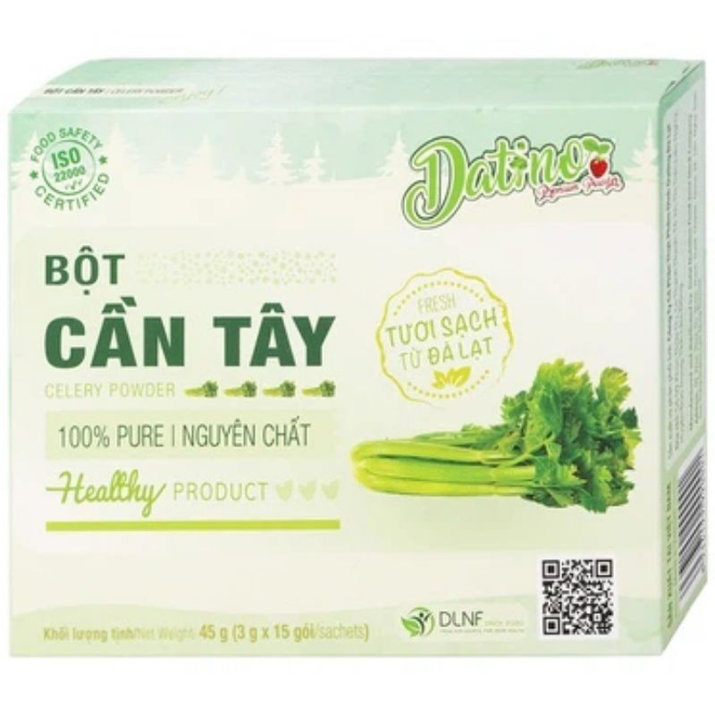 [FAMAX] Bột Cần Tây Datino nguyên chất hộp 3g x 15 gói
