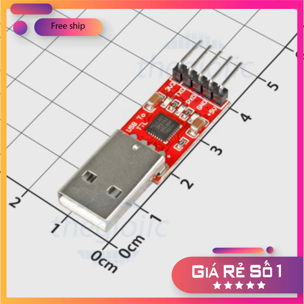 CP2102 Mạch Chuyển Đổi USB To TTL UART Thế Giới Chip