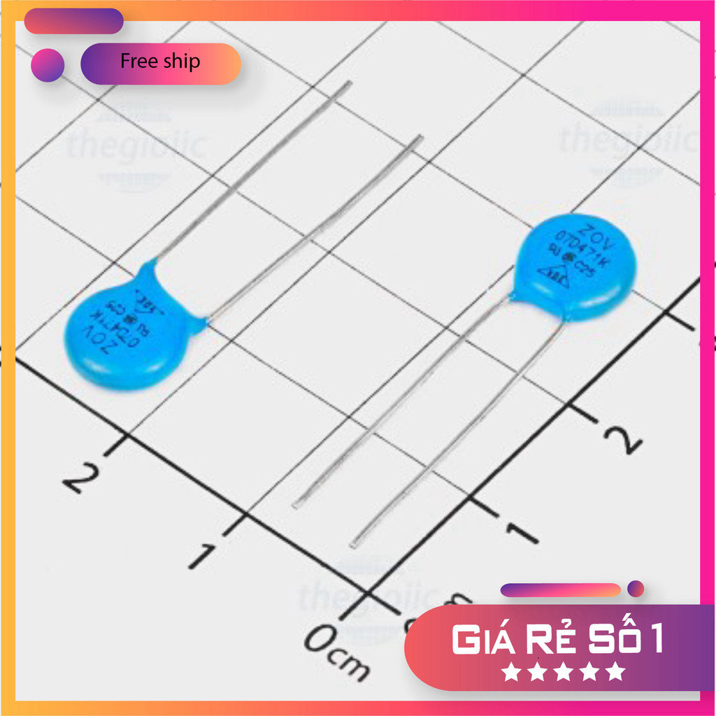 [20 Cái]- Tụ Chống Sét Varistor 07D471K 470V Thế Giới Chip