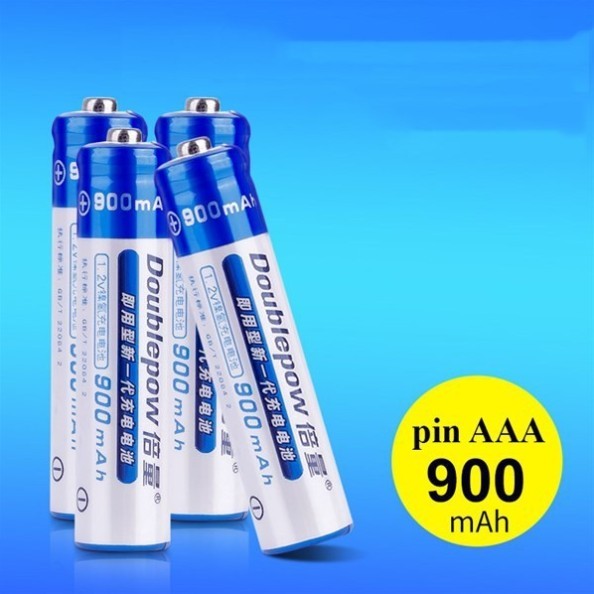 [HCM]Bộ 4 pin sạc AAA 900mAh Cam Kết Dung Lượng Thật DP-900