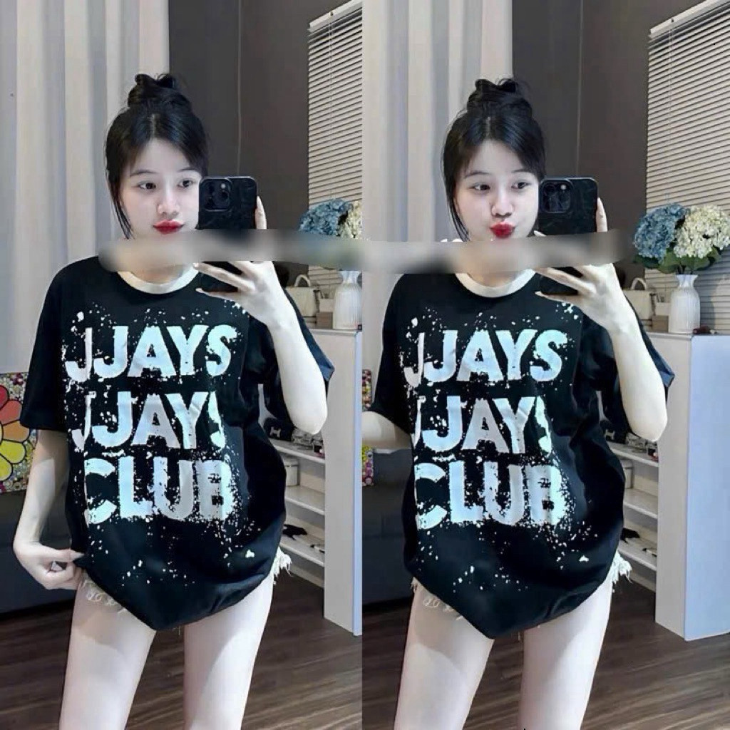 Áo Phông Thun Nam Nữ Form Rộng In Chữ Jays Club Hot Hit Mới 2026 mẫu mới 2026
