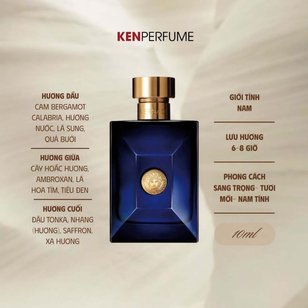 10ML Dylan Blue Pour Homme | Nước Hoa Nam | KenPerfumeVN