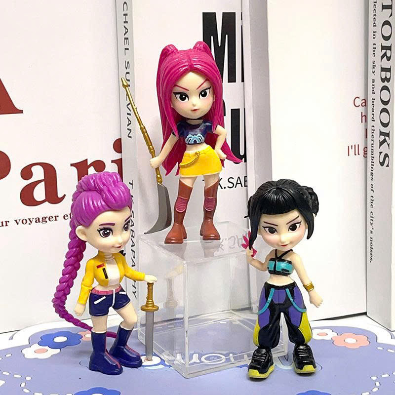(ĐH) (KPop Demon Hunters) Bộ Mô Hình Blind Box KPop Demon Hunters – Nhân Vật Mira, Rumi, Zoey (Set 6
