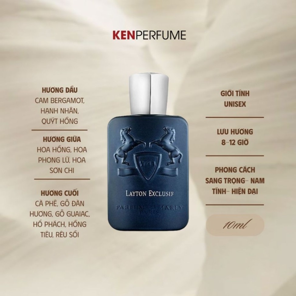 10ML Parfums de Marly Layton Exclusif | Nước Hoa Nam | KenPerfumeVN