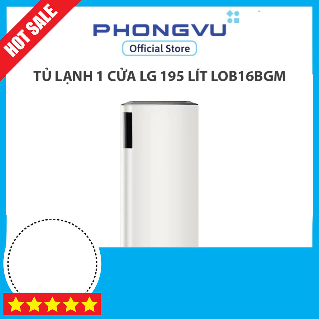 IB shop LG Tủ Lạnh 1 Cửa 195 Lít LOB16BGM Bảo Hành 24 Tháng GIAO TOÀN QUỐC.