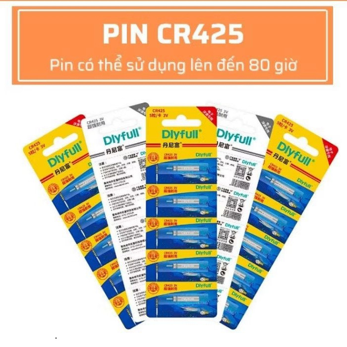 Pin phao đêm câu đài CR425 - Pin CR425 phao câu đêm - Phi Nguyễn Fishing