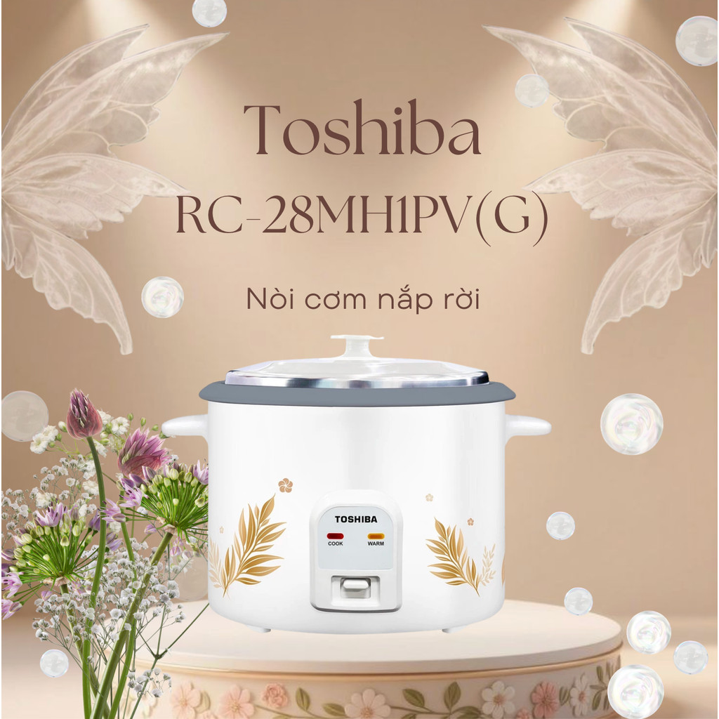 Nồi cơm nắp rời Toshiba RC-28MH1PV(G)