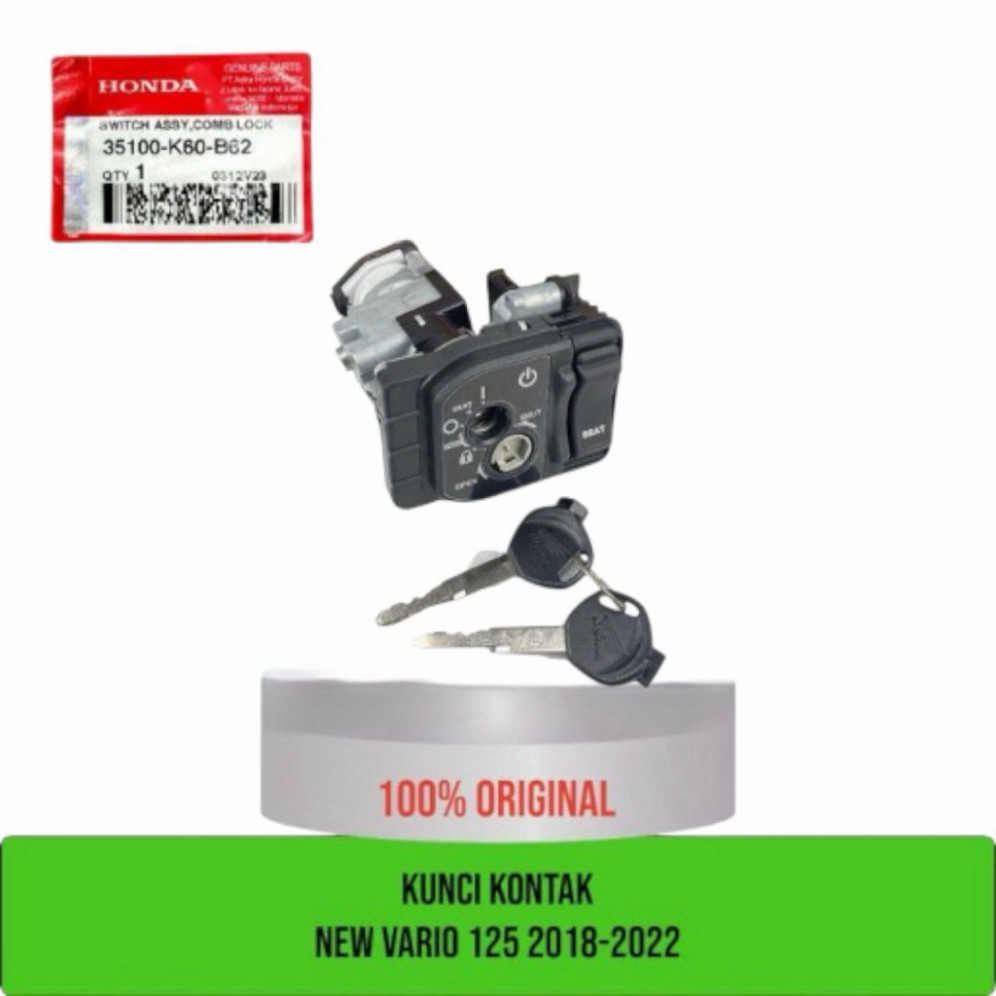 Ổ KHÓA CƠ KÈM HAI CHÌA VARIO 125 2013-2021/ VARIO 125 2022-2025 / CLICK 125 2013-2025 -dj09