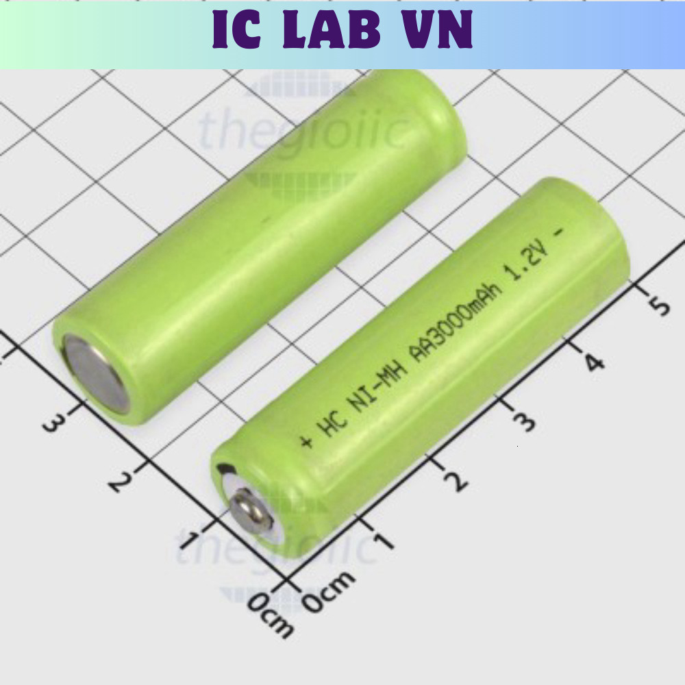 Pin Sạc AA 3000mAh 1.2V Ic Lab VN
