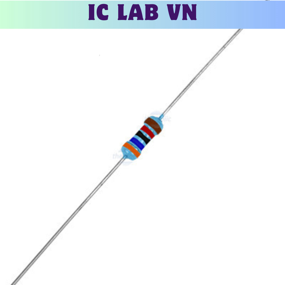 [300 Cái]- Điện Trở 36 KOhm 1/4W 1% 5 Vòng Màu Ic Lab VN