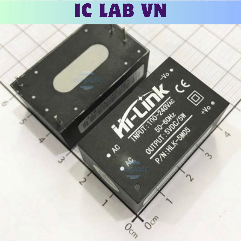HLK-5M05 Chuyển Đổi AC-DC 220-5V 5W Hi-Link Ic Lab VN