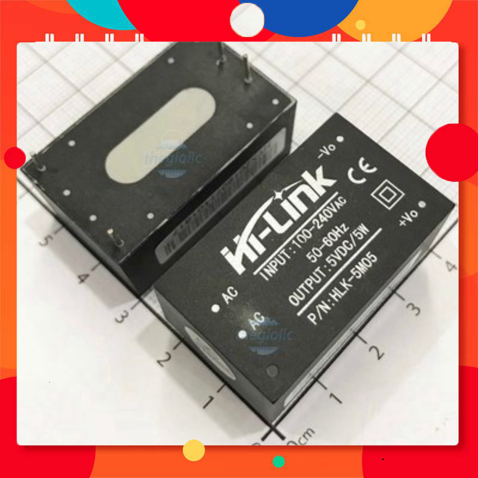 HLK-5M05 Chuyển Đổi AC-DC 220-5V 5W Hi-Link TechParts Việt