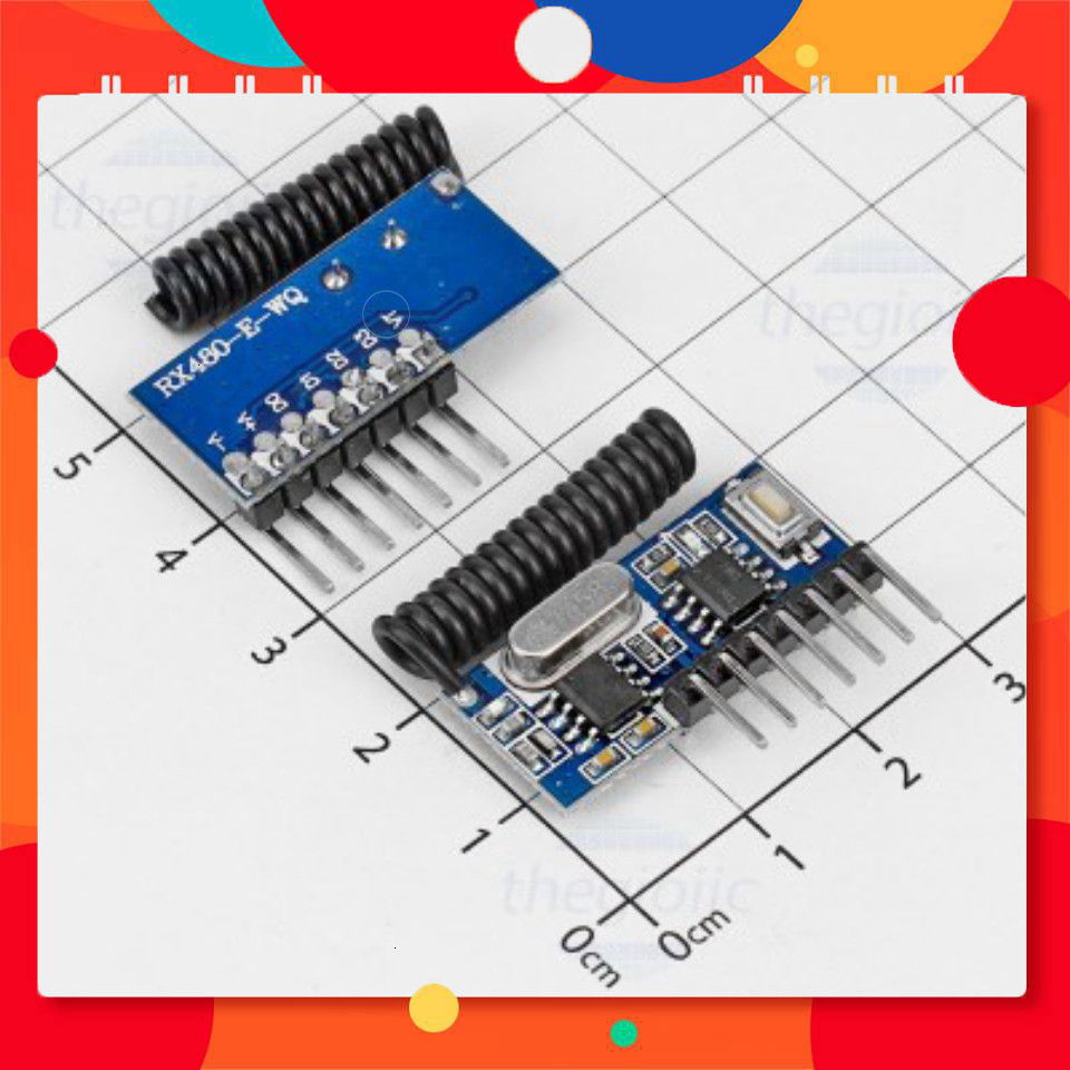 RX480E Module Thu Sóng RF 433MHz TechParts Việt