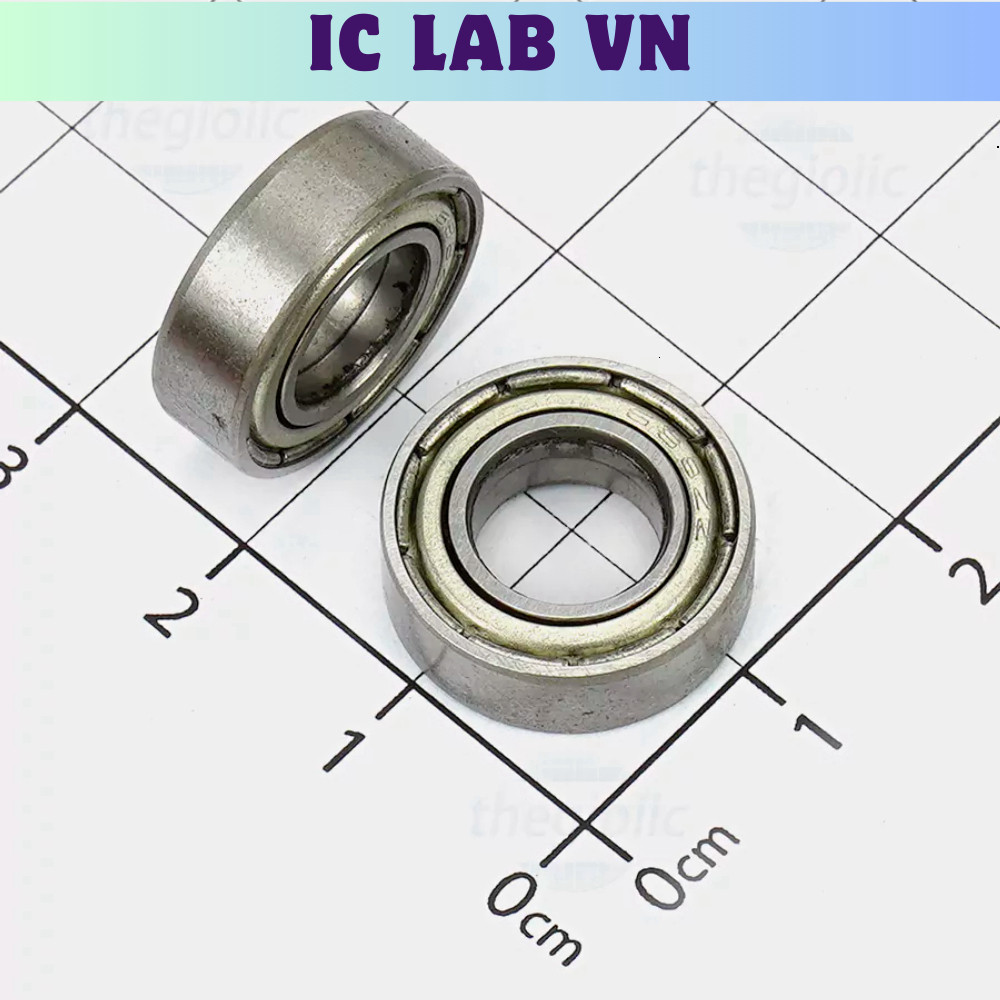 [10 Cái]- 688ZZ Bạc Đạn Vòng Bi Trong 8mm Ngoài 16mm Dày 5mm Ic Lab VN