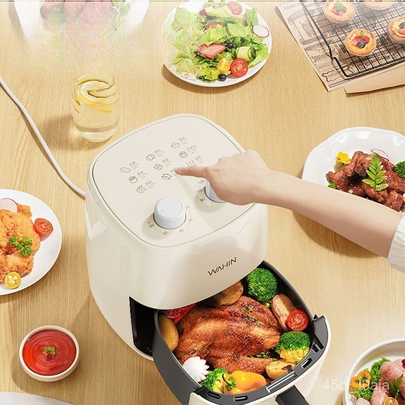 Midea Hualing3L Nồi chiên không dầu dùng trong gia đình, nồi chiên điện hoàn toàn tự động, đa chức n