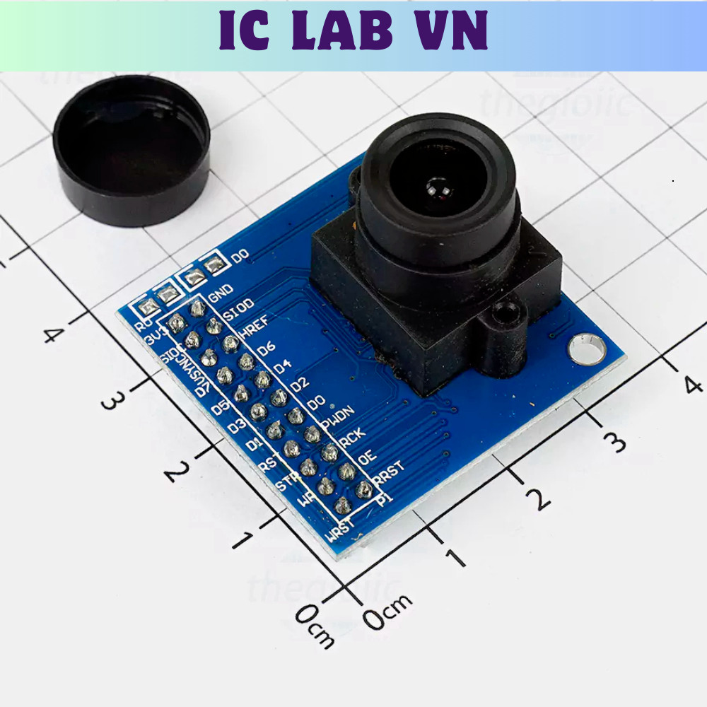 OV7670 Mạch Camera Độ Phân Giải 640x480 Có FIFO AL422 Ic Lab VN