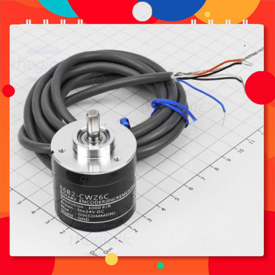 E6B2-CWZ6C Rotary Encoder 1000 Xung NPN TechParts Việt